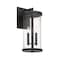 Designers Fountain Otto 18.75in 3-Light Matte Black Modern Outdoor Hardwired Wall Lantern with No Bulbs Included D298C-8EW-MB - alternate 1